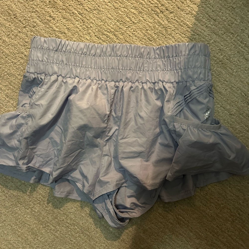 Free people Women's Light Blue Athletic Shorts